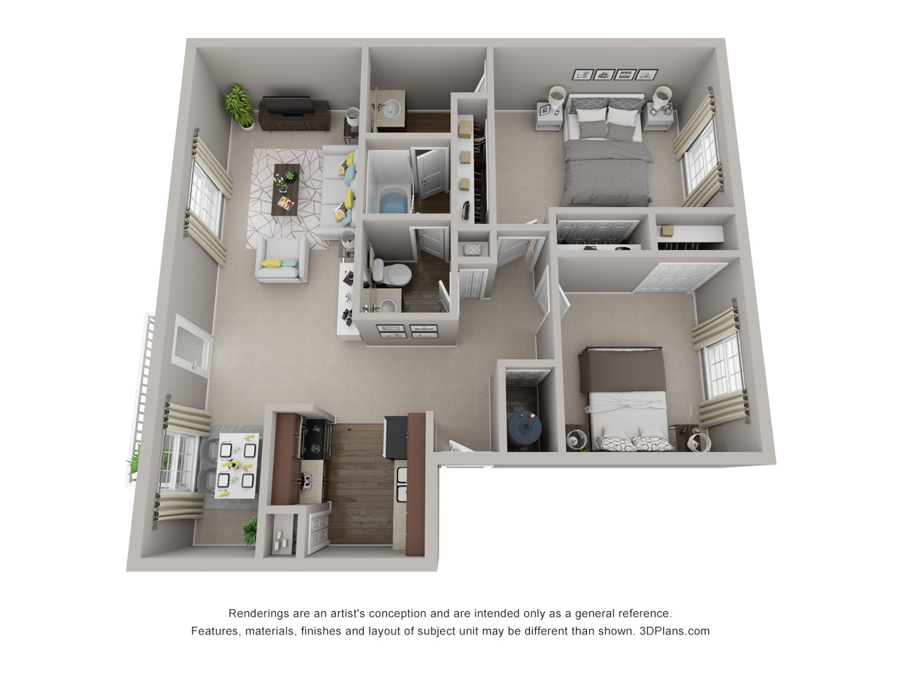 1, 2 & 3 Bedroom Apartments Orlando, FL Kara West Apartments